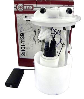 Бензонасос ВАЗ-21101 инж. дв.1,6 электрический в сборе (защелка) /ИУп/ МЭБН