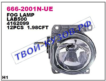 ducato {pg boxer/ ct jumper} фара противотум л=п 666-2001N-UE