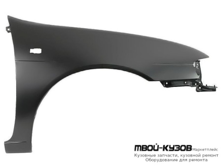КРЫЛО ПЕРЕДНИЙ ПРАВАЯ СТОРОНА С ОТВ ПОД ПОВТОРИТЕЛЬ (ТАЙВАНЬ) для Nissan ALMERA N15 (10.1995 - 05.1998) (06.1998 - 05.2000)