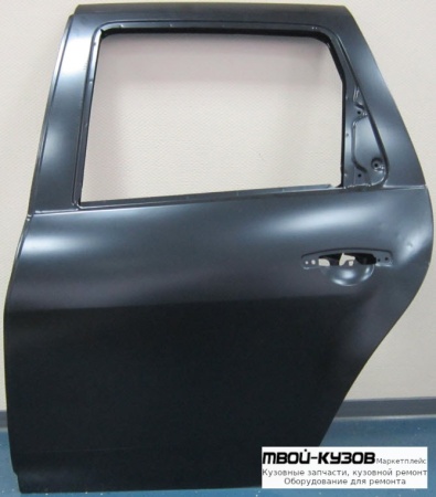 ДВЕРЬ ЗАДНИЙ ЛЕВАЯ СТОРОНА БЕЗ ОТВ ПОД МОЛДИНГ (КИТАЙ) для Renault DUSTER (2010-)