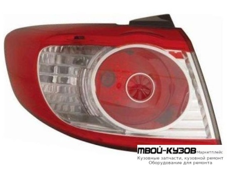 ФОНАРЬ ЗАДНИЙ ВНЕШНИЙ ЛЕВАЯ СТОРОНА (DEPO) для Hyundai SANTA FE (2006-2011)