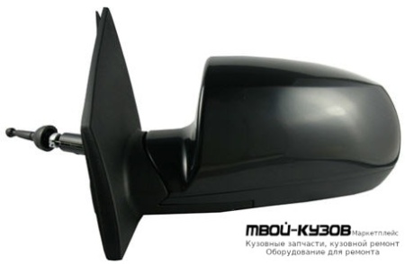 ЗЕРКАЛО ЛЕВАЯ СТОРОНА МЕХАН С ТРОСИК (CONVEX) (ТАЙВАНЬ) для KIA RIO III (2005-)