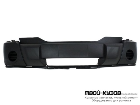БАМПЕР ПЕРЕДНИЙ БЕЗ ОТВЕРСТИЙ ПОД ПРОТИВОТУМАННЫЕ ФАРЫ (ТАЙВАНЬ) для Dodge NITRO (2007-)