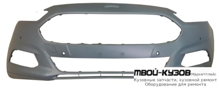 БАМПЕР ПЕРЕДНИЙ С ОТВ ПОД ДАТЧИКИ (4 ШТ) (ТАЙВАНЬ) для Ford MONDEO (2015-)