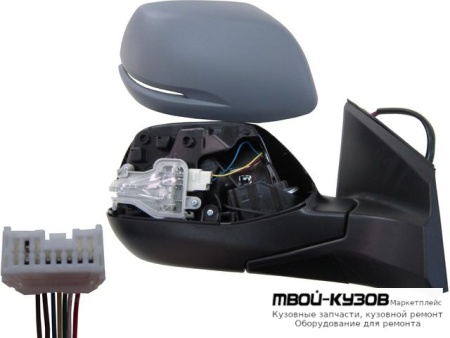 ЗЕРКАЛО ПРАВАЯ СТОРОНА ЭЛЕКТР С ПОДОГРЕВОМ , УКАЗАТЕЛЬ ПОВОРОТА (CONVEX) (ТАЙВАНЬ) для Honda CRV (2012-)