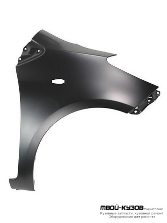 КРЫЛО ПЕРЕДНИЙ ПРАВАЯ СТОРОНА С ОТВ ПОД ПОВТОРИТЕЛЬ (ТАЙВАНЬ) для Toyota YARIS (08.2005-)