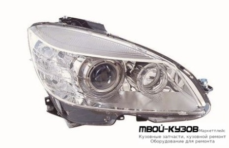 ФАРА ПРАВАЯ СТОРОНА (КСЕНОН) С КОРРЕКТОР (DEPO) для Mercedes W204 (2007-)