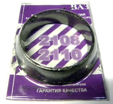 Кольцо хомута глушителя ВАЗ-2110 графит. в блистере