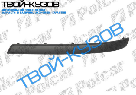 CORSA 03-05 МОЛДИНГ ПЕРЕДНЕГО БАМПЕРА ЛЕВЫЙ ЧЕРНЫЙ