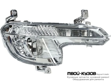 ФАРА ПРОТИВОТУМАННАЯ ПРАВАЯ СТОРОНА С ПОДСВЕТ , УКАЗАТЕЛЬ ПОВОРОТА (DEPO) для Peugeot 508 (2012-)