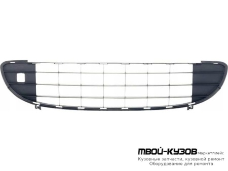 РЕШЕТКА БАМПЕРА ПЕРЕДНИЙ ЧЁРНЫЙ (ТАЙВАНЬ) для Peugeot 407 (2004-)