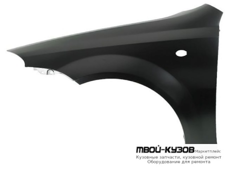 КРЫЛО ПЕРЕДНИЙ ЛЕВАЯ СТОРОНА (ХЭТЧБЭК) С ОТВ ПОД ПОВТОРИТЕЛЬ (ТАЙВАНЬ) для Chevrolet LACETTI (2004-) / DAEWOO NUBIRA (2004-)