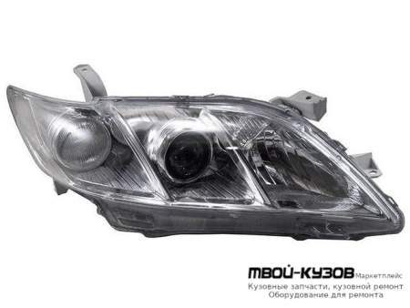 ФАРА ПРАВАЯ СТОРОНА ПОД КОРРЕКТОР КАТАФОТ (DEPO) БЕЛЫЙ для Toyota CAMRY V40 (01.2006-)