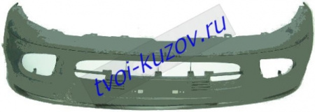 CARISMA БАМПЕР передний черного цвета