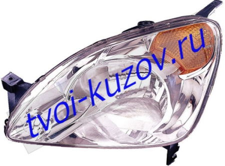 CR-V ФАРА левая под корректор с указателем поворота ЖЕЛТ