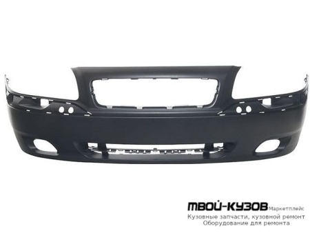 БАМПЕР ПЕРЕДНИЙ С ОТВ ПОД МОЛДИНГ ГРУНТ (ТАЙВАНЬ) для Volvo S80 (1998-)
