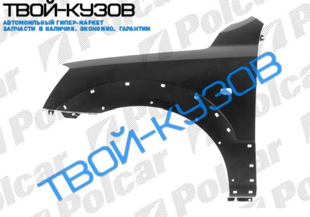 SORENTO 0802- КРЫЛО ПЕРЕДНЕЕ ПРАВОЕ С ОТВ. ПОД ПОВТОРИТЕЛЬ И НАКЛАДКУ