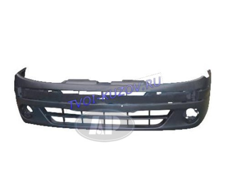 БАМПЕР ПЕРЕДНИЙ без накладки грунт.с отв.под п/т.  - для RENAULT SCENIC