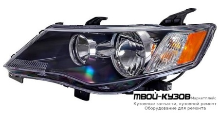 ФАРА ЛЕВАЯ СТОРОНА С КОРРЕКТОР (DEPO) для Mitsubishi OUTLANDER XL (2007-2009)