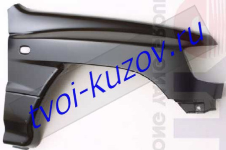 PAJERO КРЫЛО ПЕРЕДНЕЕ правое с отверстием под повторитель поворота, под АНТЕННУ