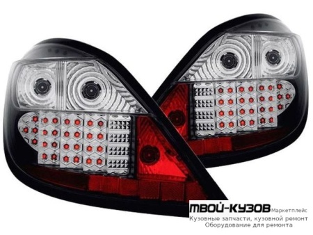 ФОНАРЬ ЗАДНИЙ ВНЕШНИЙ ЛЕВАЯ + ПРАВАЯ (КОМПЛЕКТ) ТЮНИНГ ХРУСТАЛ С ДИОД (SONAR) ВНУТРИ ЧЁРНЫЙ для Opel ASTRA H (06.2004-)