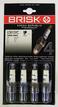 Свечи Brisk LOR15YC (Super Forte) ВАЗ карбюратор