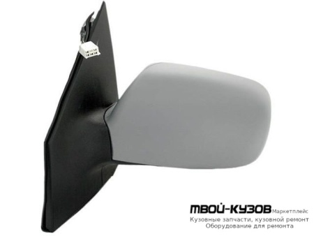 ЗЕРКАЛО ЛЕВАЯ СТОРОНА ЭЛЕКТР С ПОДОГРЕВОМ 5 КОНТ (CONVEX) ГРУНТ (ТАЙВАНЬ) для Toyota YARIS (1999 - 11.2002) (12.2002 - 07.2005)