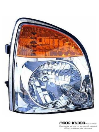 ФАРА ПРАВАЯ СТОРОНА ПОД КОРРЕКТОР (DEPO) для Hyundai PORTER H100 (2004-) +ТАГАЗ