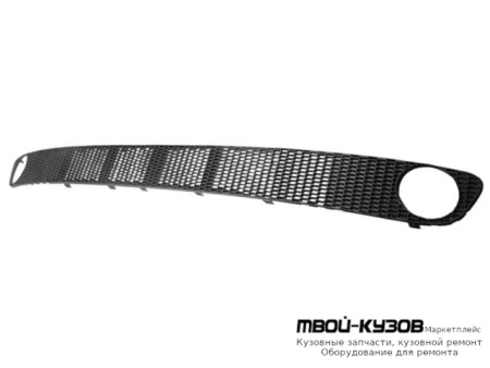 РЕШЕТКА БАМПЕРА ПЕРЕДНИЙ С ОТВЕРСТИЯМИ ПОД ПРОТИВОТУМАННЫЕ ФАРЫ ЧЁРНЫЙ (ТАЙВАНЬ) для Nissan ALMERA N16E (2002-)