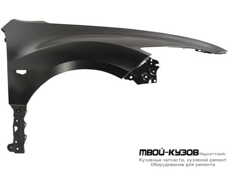 КРЫЛО ПЕРЕДНИЙ ПРАВАЯ СТОРОНА БЕЗ ОТВ ПОД ПОВТОРИТЕЛЬ (КИТАЙ) для Mazda 6 (2008-2012)