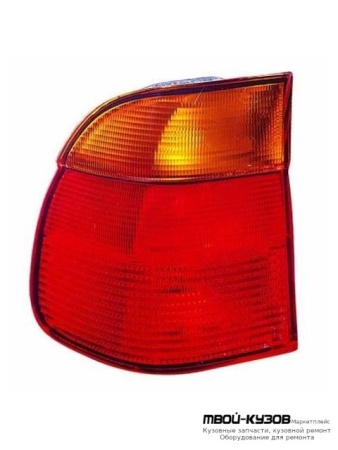 ФОНАРЬ ЗАДНИЙ ВНЕШНИЙ ЛЕВАЯ СТОРОНА (УНИВЕРСАЛ) (DEPO) КРАСНЫЙ-ЖЕЛТ для BMW E39 (11.1995 - 2003)