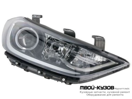 ФАРА ПРАВАЯ СТОРОНА ЛИНЗОВАННАЯ , ПОД КОРРЕКТОР (DEPO) для Hyundai ELANTRA (2016-)