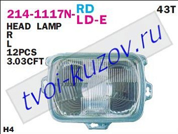 l300 фара л=п внешн с креплен 214-1117N-LD-E
