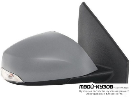 ЗЕРКАЛО ПРАВАЯ СТОРОНА ЭЛЕКТР С ПОДОГРЕВОМ АВТОСКЛАДЫВ УКАЗАТЕЛЬ ПОВОРОТА (ASPHERICAL) ГРУНТ (ТАЙВАНЬ) для Renault FLUENCE (2010-), Renault MEGANE (2008-)