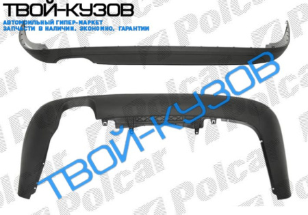 PASSAT B6 KOMBI 05- СПОЙЛЕР ЗАДНЕГО БАМПЕРА