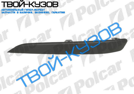 ASTRA H 04- НАКЛАДКА НА БАМПЕР ПРАВАЯ ЧЕРНАЯ (HB/KOMBI)