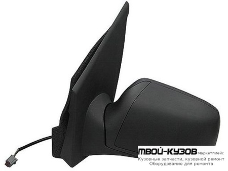ЗЕРКАЛО ЛЕВАЯ СТОРОНА ЭЛЕКТР С ПОДОГРЕВОМ (CONVEX) ГРУНТ (ТАЙВАНЬ) для Ford FIESTA (2006-2007)