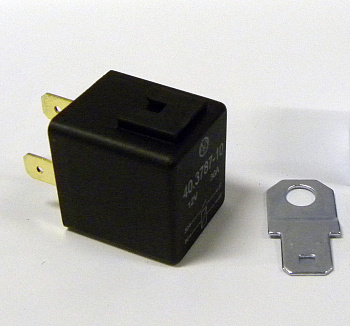 Реле малогабаритное 30А 4-контактное с кронштейном 40.3787-10 (ан.90-10) (Энергомаш)