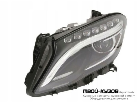 ФАРА ЛЕВАЯ СТОРОНА ЛИНЗОВАННАЯ С КОРРЕКТОР (КСЕНОН) ДИОД (DEPO) для Mercedes X156 GLA (2014-)