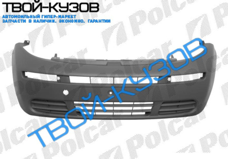 VIVARO 01-06 БАМПЕР ПЕРЕДНИЙ ЧЁРНЫЙ